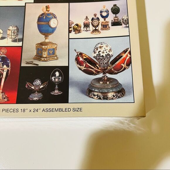 Vintage New NIB Imperial Faberge Eggs Forbes Magazine Collection Nordevco Puzzle - Picture 8 of 13